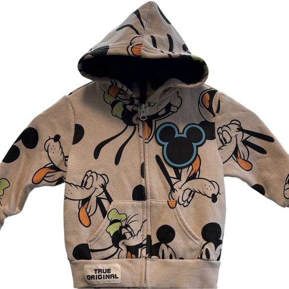 Mickey & Friends 2pc Zipper Sherpa Hoodie & Matching Pull on Sweatpants- 2T - Picture 8 of 10